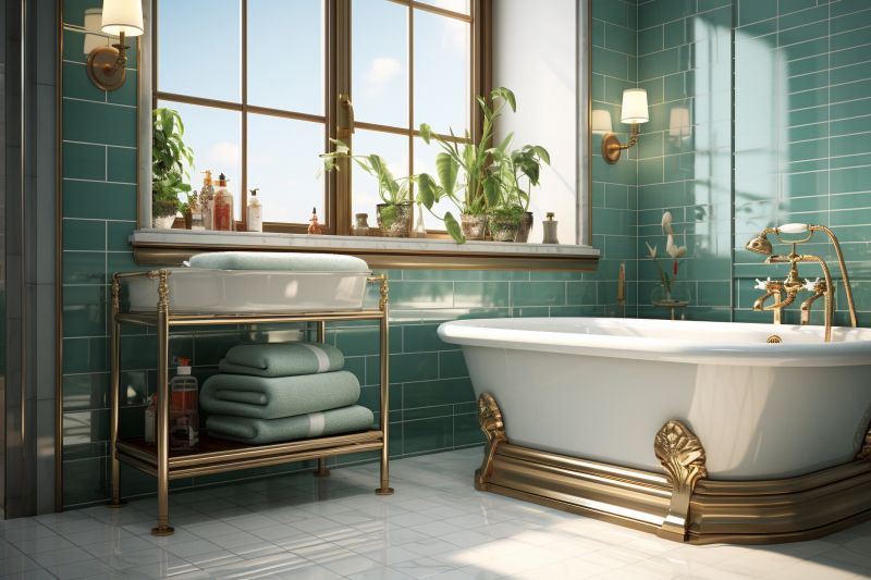 Traditional cast iron bathtub